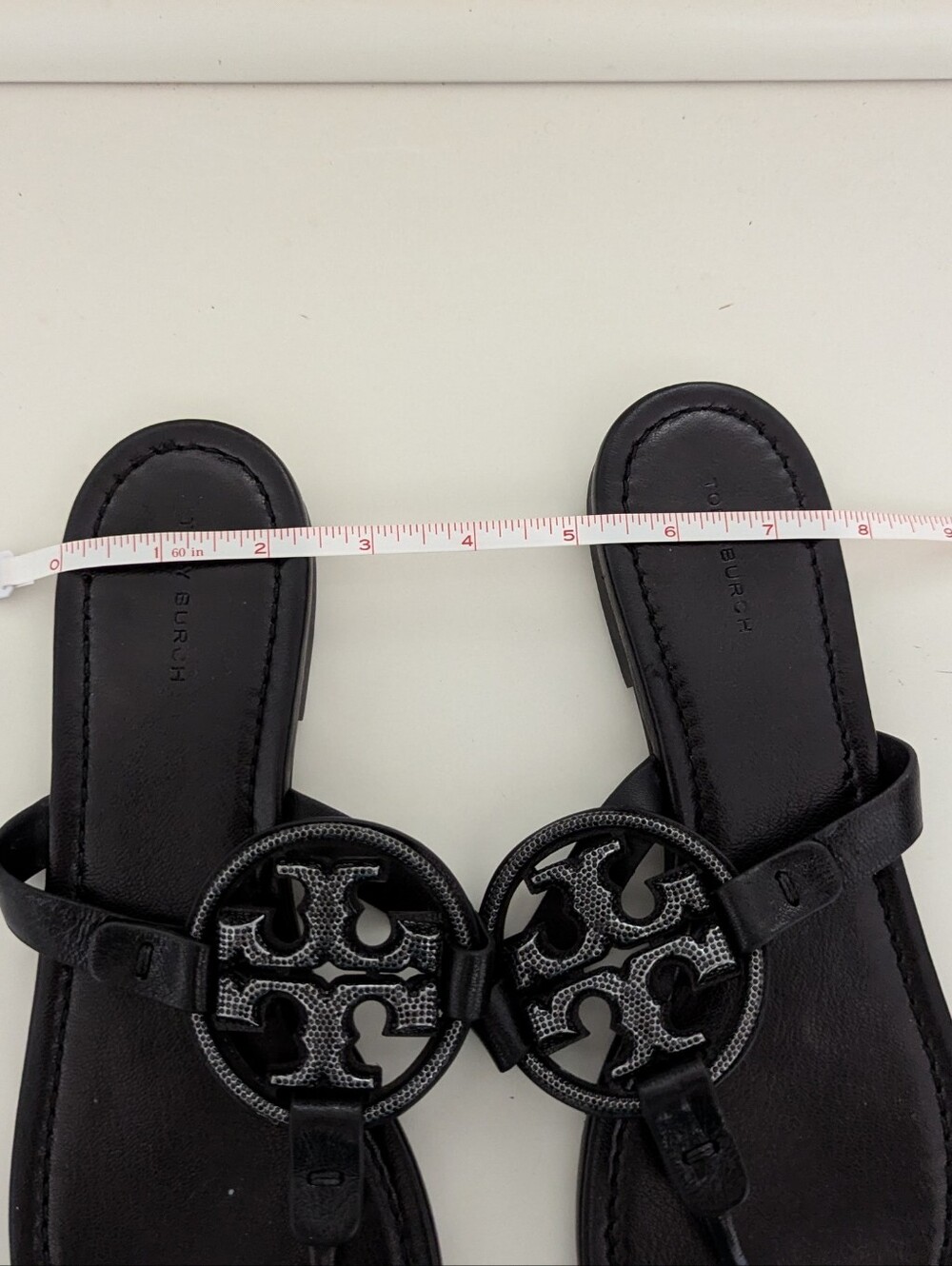 EUC! Tory Burch Miller Pave Sandal In Black Size 9 - Picture 8 of 15